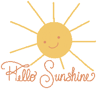 lisamgriffinart happy smile hello sun Sticker