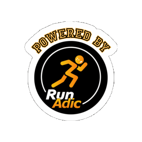 Run Club Running Sticker by RunAdic