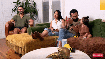 Clapping Watching Tv GIF by Gogglebox Australia