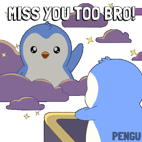 Sad I Love You Sticker by Pudgy Penguins