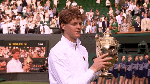 Jannik Sinner GIF by Wimbledon
