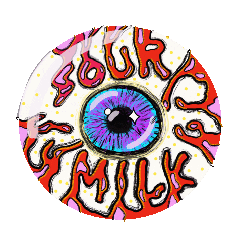 sourmilkshopfresno giphyupload spooky eye fresno Sticker