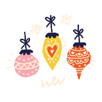 Christmas Ornaments Sticker