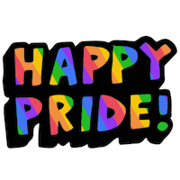 Happy Gay Pride Sticker by SHOKKA