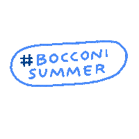 Summer School Sticker by Bocconi University