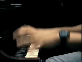 andrew w k piano GIF