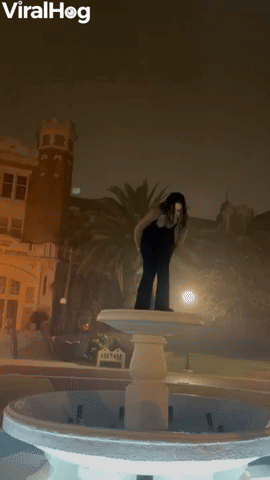 Girl Falls From FSU Fountain