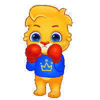 Fight Night Fighting Sticker by Lucas and Friends by RV AppStudios