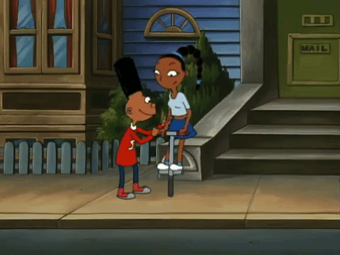 hey arnold nicksplat GIF
