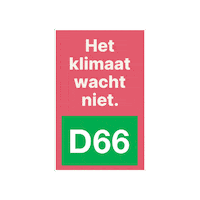 Klimaat Sticker by D66