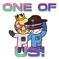 One Of Us Love Sticker by Space Riders