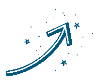 Blue Arrow Sticker by New American Funding - GLGC