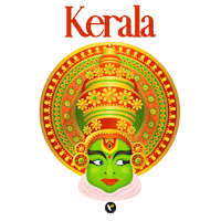 Explore Gods Own Country Sticker by Veena World
