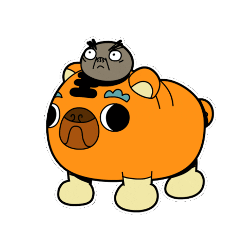 Cartoon Stone Sticker