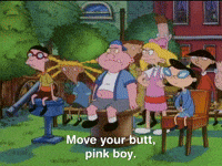 hey arnold nick splat GIF