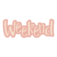 Fin De Semana Pink Sticker