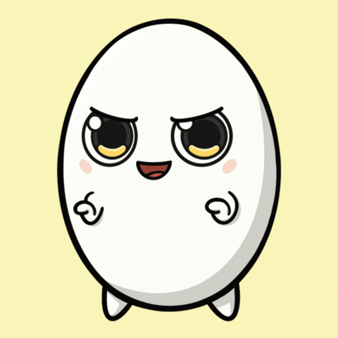 Egg Scheming GIF