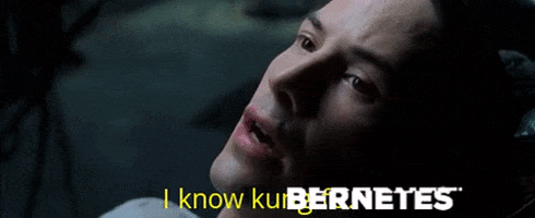 olivierh giphygifmaker matrix kung fu kubernetes GIF