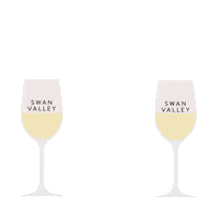White Wine Cheers Sticker by swanvalley