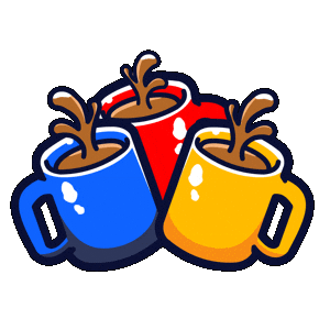 LosBroles brindis café cafecito sees Sticker