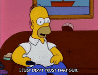 Sitting Season 3 GIF by The Simpsons