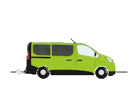 RinaRayt car travel go bus Sticker