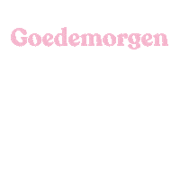 Goedemorgen Chantaljanzen Sticker by &C