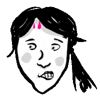 Rebexi fear sweating angst schwitzen Sticker