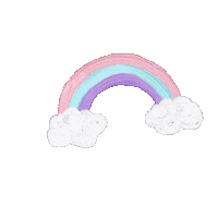 byherusugiarta art rainbow aesthetic Sticker