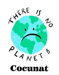 Earth Planet Sticker by Cocunat
