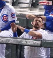 Chicago Cubs Drums GIF by Marquee Sports Network