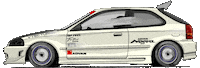 Honda Time Attack Sticker