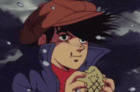 Ashita No Joe Eating GIF