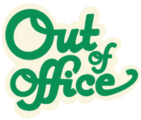 Out Of Office Travel Sticker