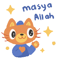 ddidadong cat wow amazing ramadan Sticker