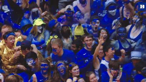College Basketball Hoops GIF by Duke Men's Basketball