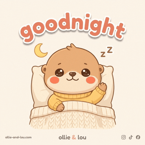 Sleepy Good Night GIF by Ollie & Lou