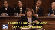 southwest airlines snl GIF by Saturday Night Live