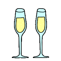 Cheers Champagne Sticker by Proximus