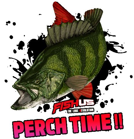 Fishing Perch Sticker by Yuki Competition