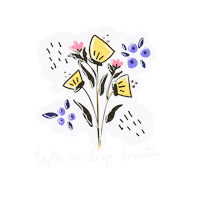 Take A Deep Breath Ok Sticker by BrittDoesDesign