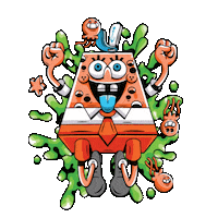 NickelodeonArabia nickelodeon spongebob won patrickstar Sticker