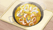 fried rice onion GIF
