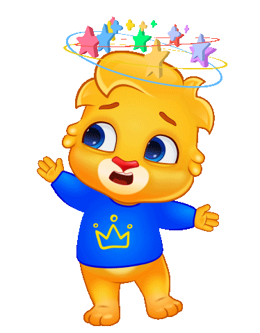 Confused Faint Sticker by Lucas and Friends by RV AppStudios