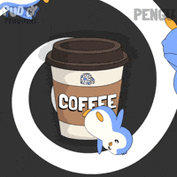 Tired Good Morning GIF by Pudgy Penguins