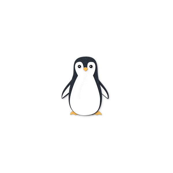 thesaintstudio giphyupload sticker penguin stop motion Sticker