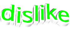 text dislike Sticker