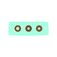 Illustration Donut Sticker