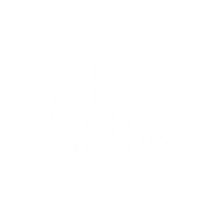 gethappyuk fitness white run exercise Sticker