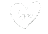 Bianco Love Sticker